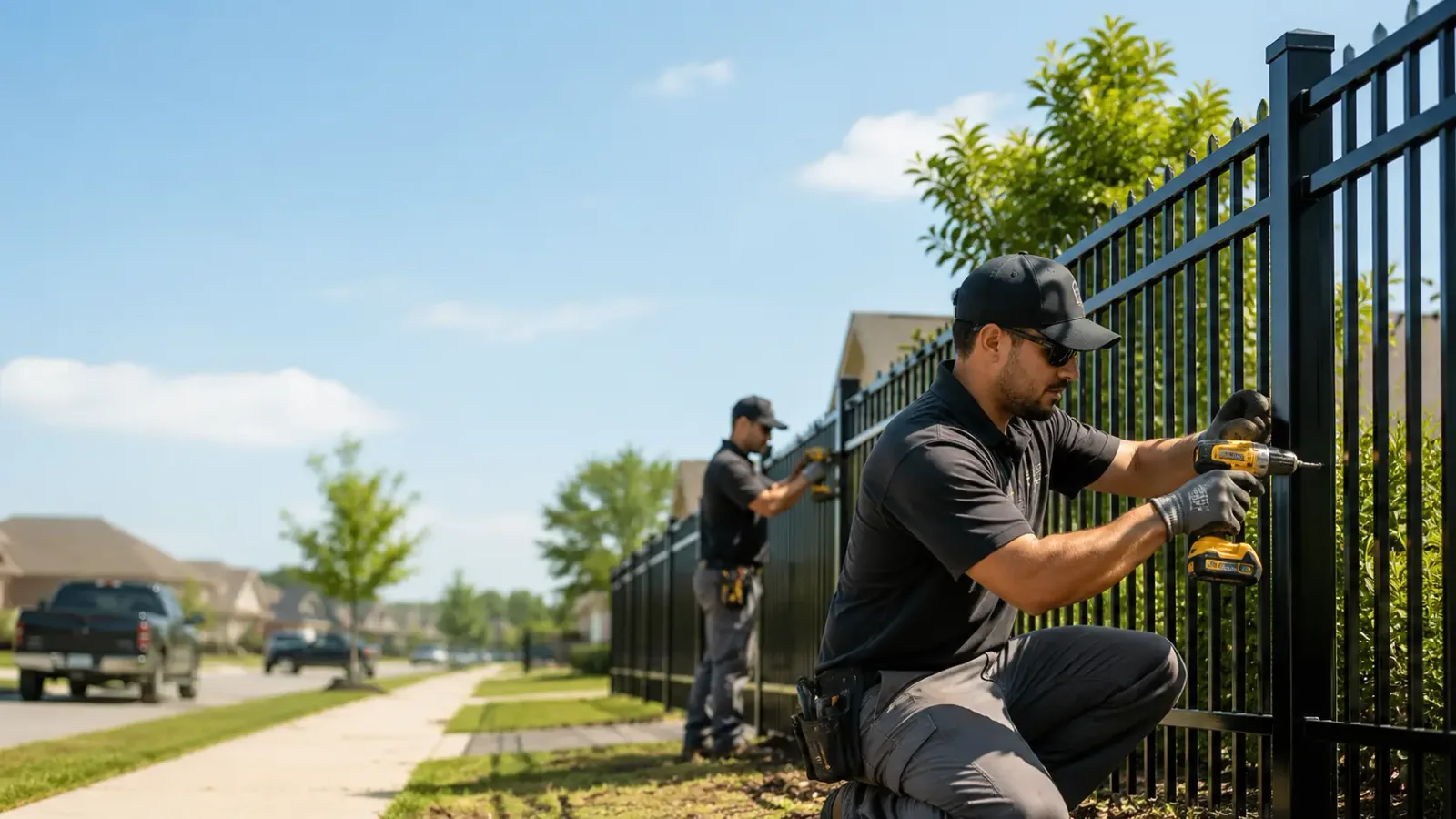 Metal Fence Installation in Garland, TX